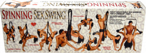 Wild Spinning Sex Swing (Leopard Print)