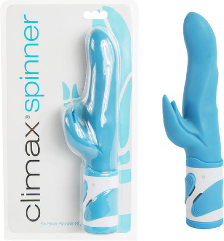 Spinner 6X Rabbit Style (Blue) Vibrator Sex Adult Pleasure Orgasm