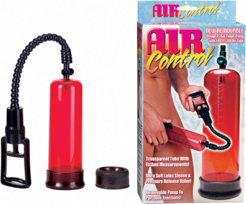 Air Control Pump (Red) Sex Toy Adult Pleasure Penis