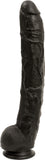 Dick Rambone Suction Dildo Dong  Sex Toy Adult 17" (Black)