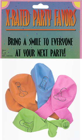 X-Rated Party Balloons (8 Pieces) bachelorette