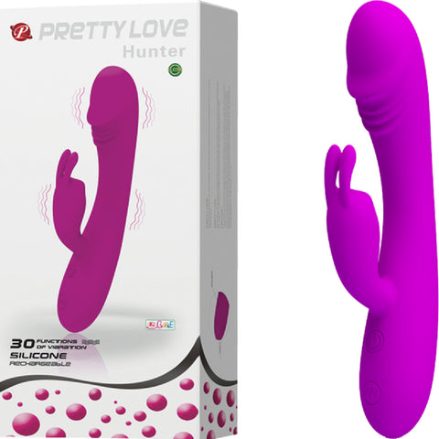 Rechargeable Hunter (Purple) Vibrator Dildo Sex Adult Pleasure Orgasm