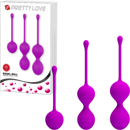 Kegel Ball Kit (Purple) Sex Toy Adult Pleasure
