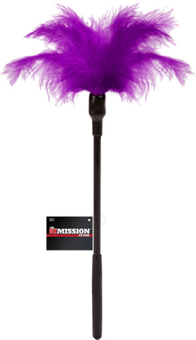 Feather Tickle Whip (Purple) Sex Toy Adult Pleasure