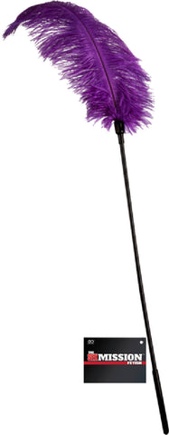 Feather Stick Whip (Purple) Sex Toy Adult Pleasure