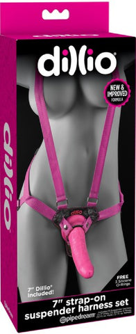 7" Strap-On Suspender Harness Set