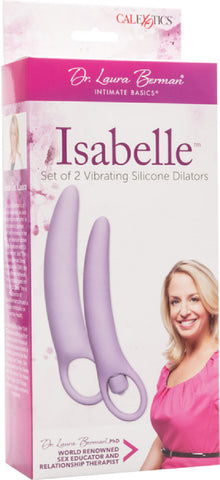 Dr. Laura Berman® Isabelle™ Set of 2 Vibrating Silicone Dilators Sex Toy Sexual Aid