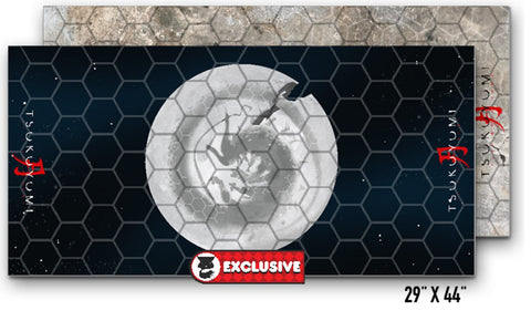 Tsukuyumi Full Moon Down - Double-Sided Game Mat
