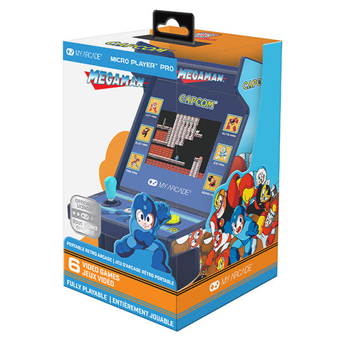 My Arcade Mega Man Retro Arcade 6.75" Micro Player Pro