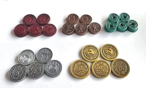 Scythe & Expeditions Metal Coins