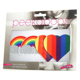 Pride Glitter Rainbows and Hearts Pasties