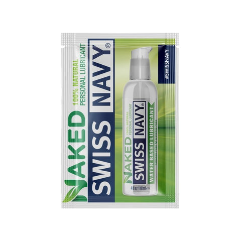 Swiss Navy Naked All Natural Water Based Lubricant 5ml Sachets