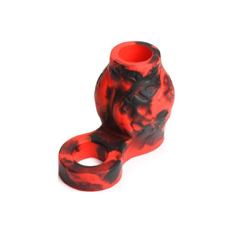 Hell Hound Silicone Penis Sleeve and Ball Stretcher