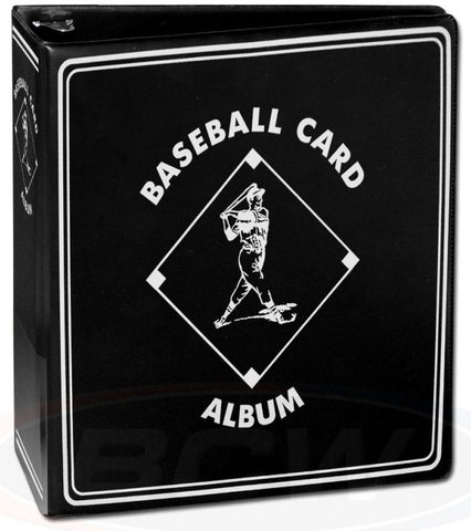 BCW Album Black Baseball 3"