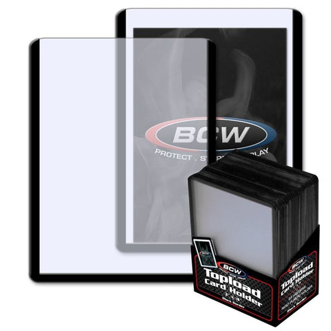 BCW Toploader Card Holder Border Black
