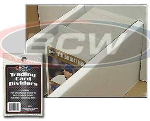 BCW Trading Card Dividers Vertical