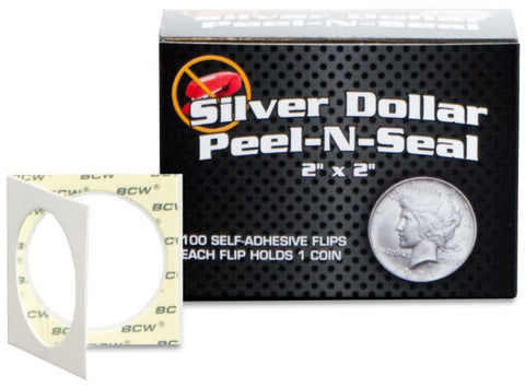 BCW Peel n Seal Paper Flips Adhesive Dollar