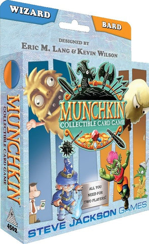 Munchkin Collectable Card Game Wizard and Bard Starter Set