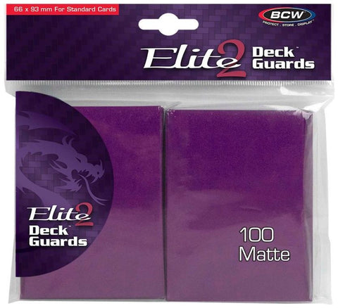 BCW Deck Protectors Standard Elite2 Matte Mulberry
