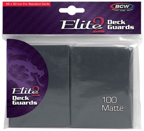 BCW Deck Protectors Standard Elite2 Matte Cool Grey