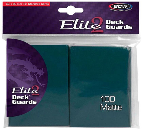 BCW Deck Protectors Standard Elite2 Matte Teal