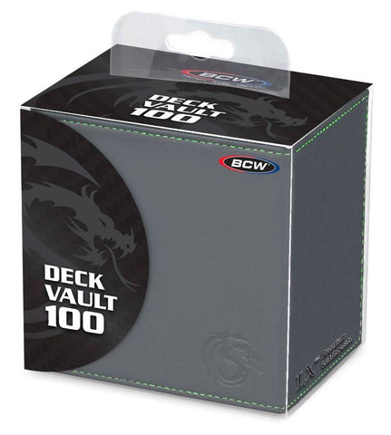 BCW Deck Vault Box 100 LX Gray