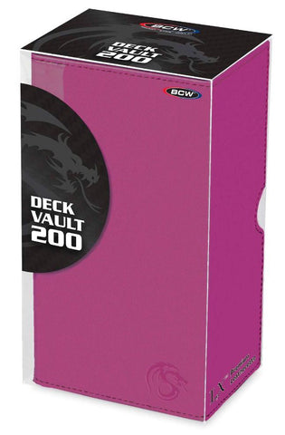 BCW Deck Vault Box 200 LX Pink