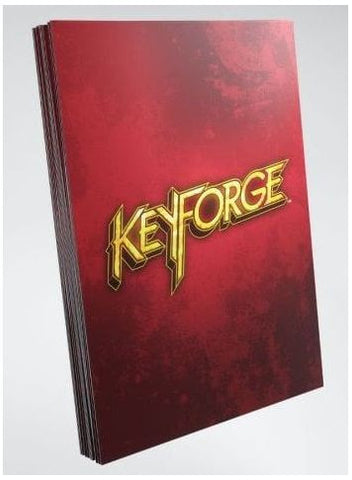 Keyforge Logo Sleeves Red