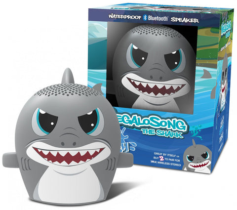 My Audio Pet Bluetooth Speaker Waterproof Splash Pet - MegaloSong the Shark
