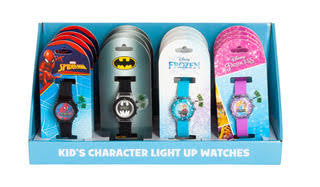 Light Up Watches Counter Display Unit