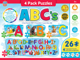 Masterpieces Puzzle Educational 4 Pack ABCs