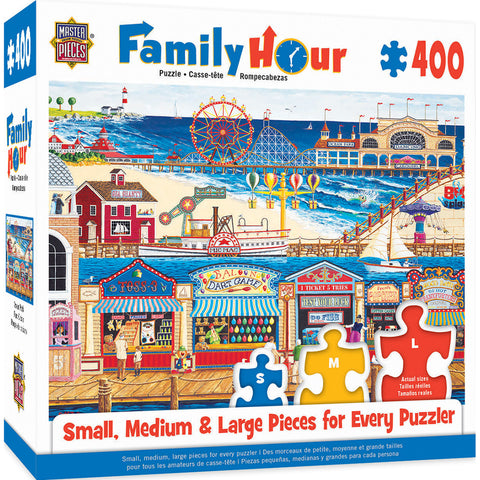 Masterpieces Puzzle Family Hour Ocean Park Ez Grip Puzzle 400 pieces