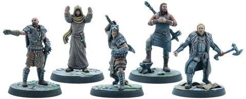 Elder Scrolls Call to Arms Miniatures - Stormcloak Chieftrains
