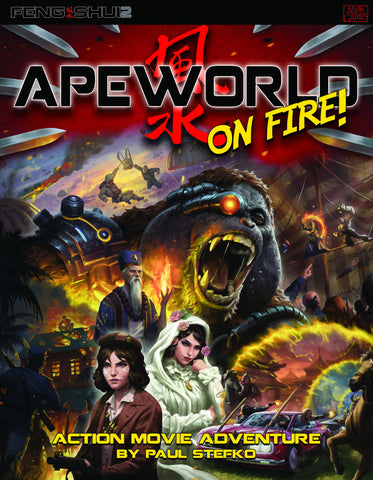 Apeworld on fire! RPG Adventure