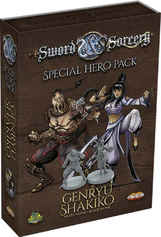 Sword & Sorcery - White/Black Monk  Hero Pack