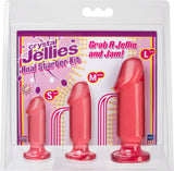 Crystal Jellies Anal Starter Kit  Sex Toy Dildo (Pink)