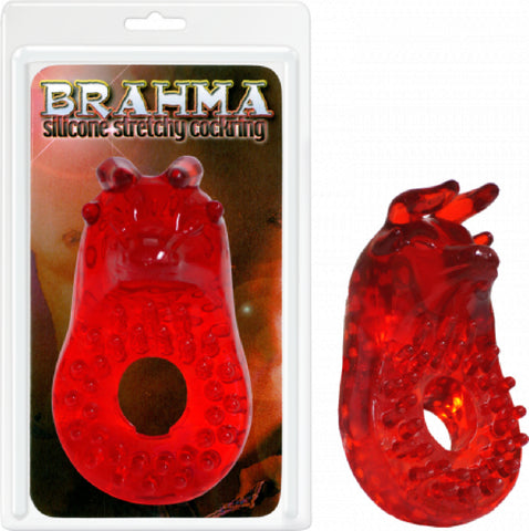 Brahma Cockring (Red) Sex Toy Adult Pleasure