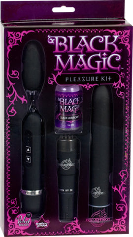 Pleasure Kit (Black) Dildo Dong Sex Toy Adult Pleasure