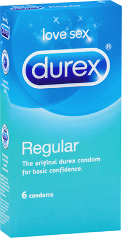 Regular 6's Condom Sex Adult Pleasure Orgasm