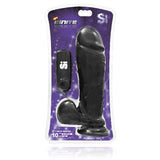 Thick Vibrating Cock w/ Balls and Suction 10in