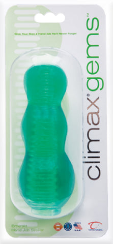 Gems - Hand Job Stroker (Green) Sex Toy Adult Pleasure