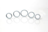 Boneyard Silicone Ring 5 Pcs Kit Grey