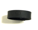 Boneyard Silicone Cock Strap - 3 Snap Ring - Black