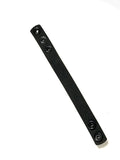 Boneyard Silicone Cock Strap - 3 Snap Ring - Black