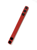 Boneyard Silicone Cock Strap - 3 Snap Ring - Red