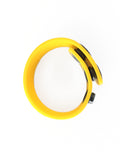 Boneyard Silicone Cock Strap - 3 Snap Ring - Yellow