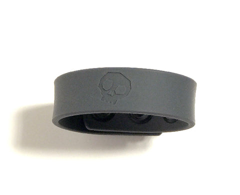 Boneyard Silicone Cock Strap - 3 Snap Ring - Grey