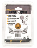 Boneyard Silicone Cock Strap - 3 Snap Ring - Grey