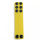 Boneyard 1.5inch Silicone Ball Strap - 3 Snap - Yellow