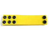 Boneyard 1.5inch Silicone Ball Strap - 3 Snap - Yellow